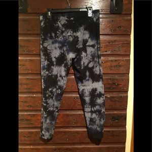 Crop cotton athletic pants